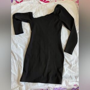 River Island black mini dress